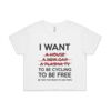 Womens Crop Tee  Thumbnail